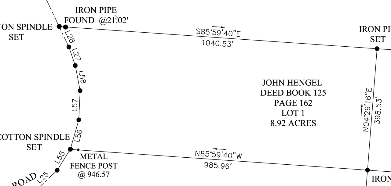TRACT 1 GEORGE WALTER RD BOLIVAR, TN  8.92 ACRES — PHOTO / SURVEY 2